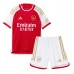 Arsenal Jurrien Timber #12 Prima Maglia Bambino 2023-24 Manica Corta (+ Pantaloni corti)